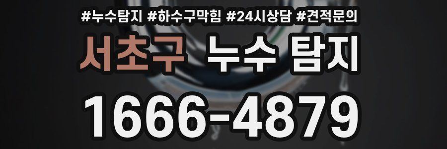 서초구 누수 탐지