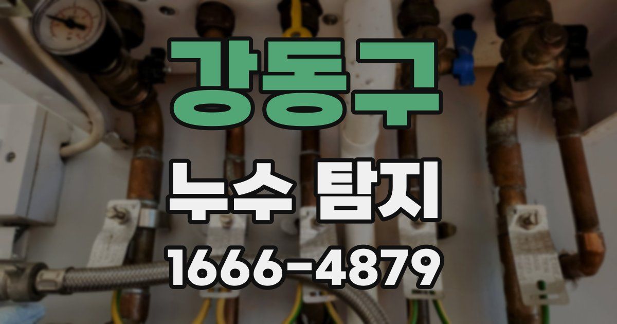강동구 누수 탐지