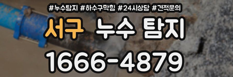 서구 누수 탐지