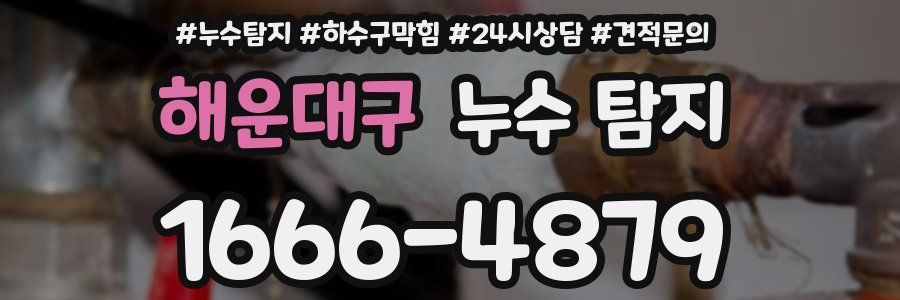 해운대구 누수 탐지
