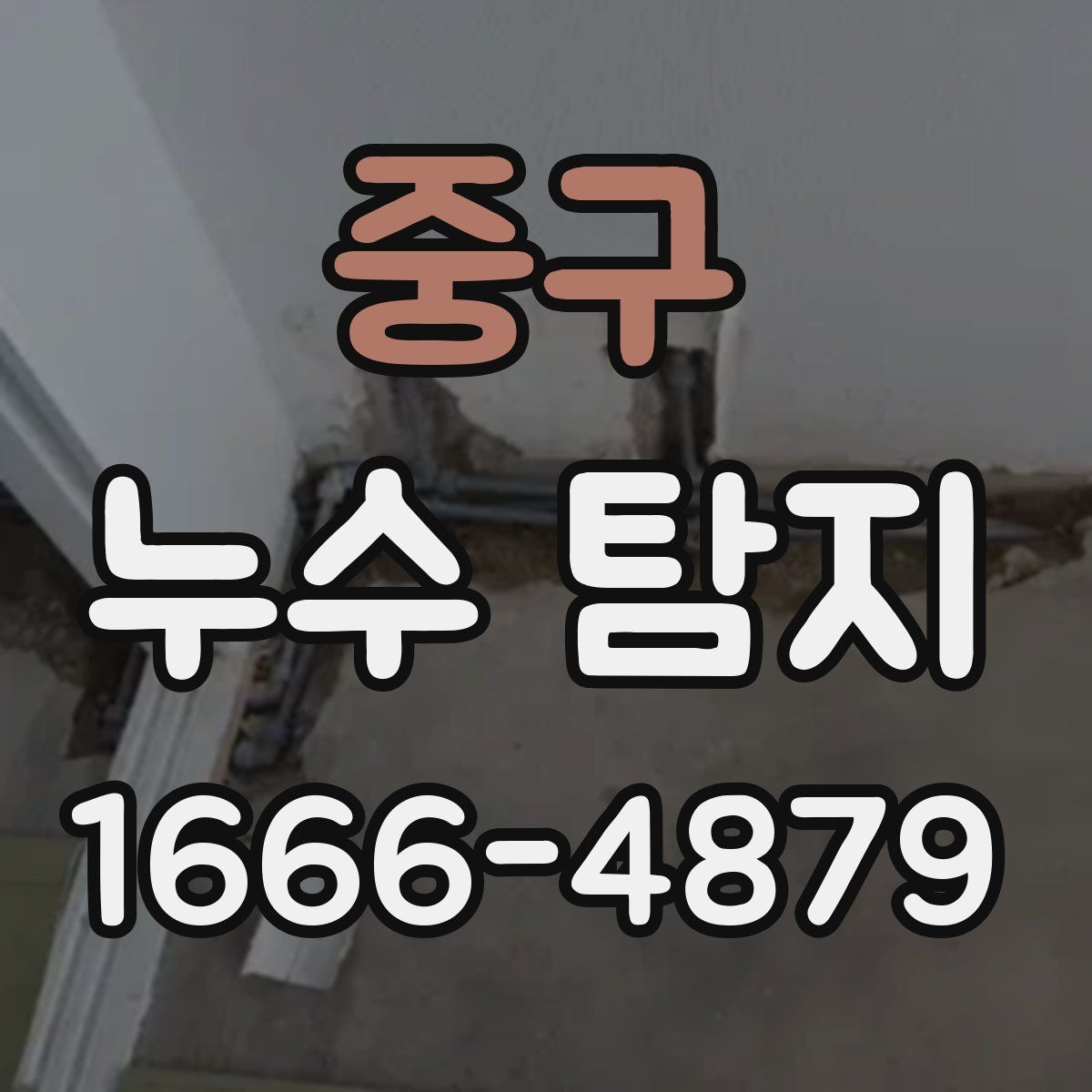 중구 누수 탐지