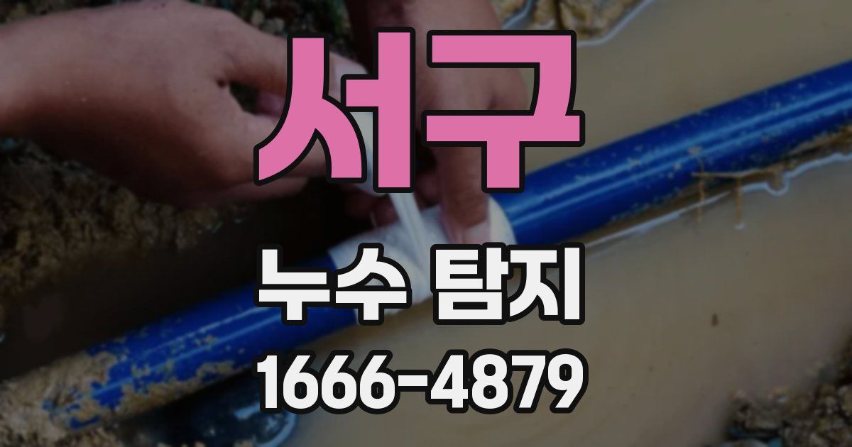 서구 누수 탐지