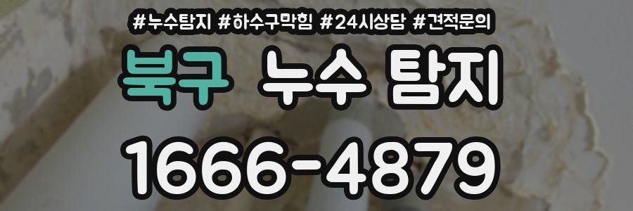 북구 누수 탐지
