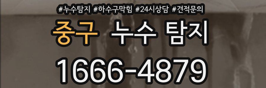 중구 누수 탐지