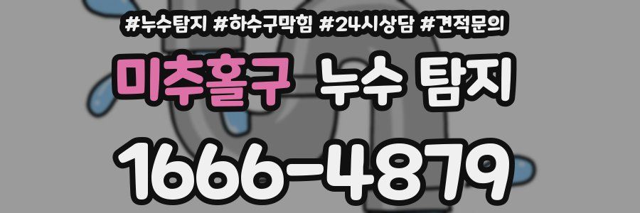 미추홀구 누수 탐지