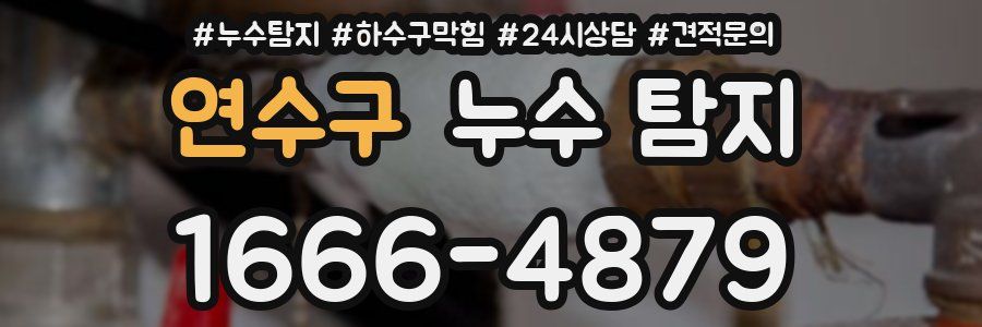 연수구 누수 탐지