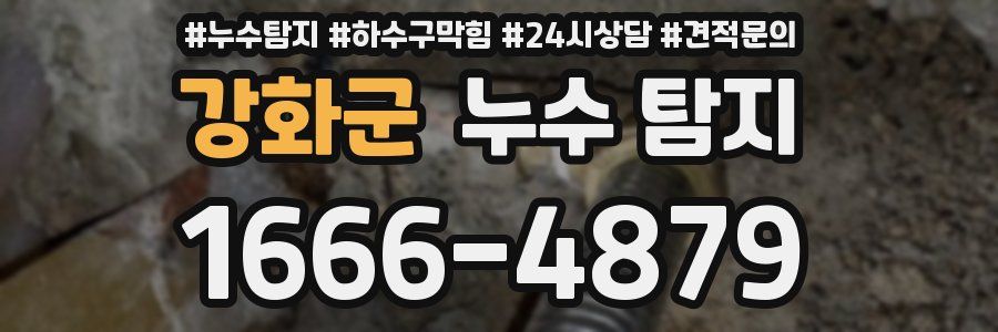 강화군 누수 탐지