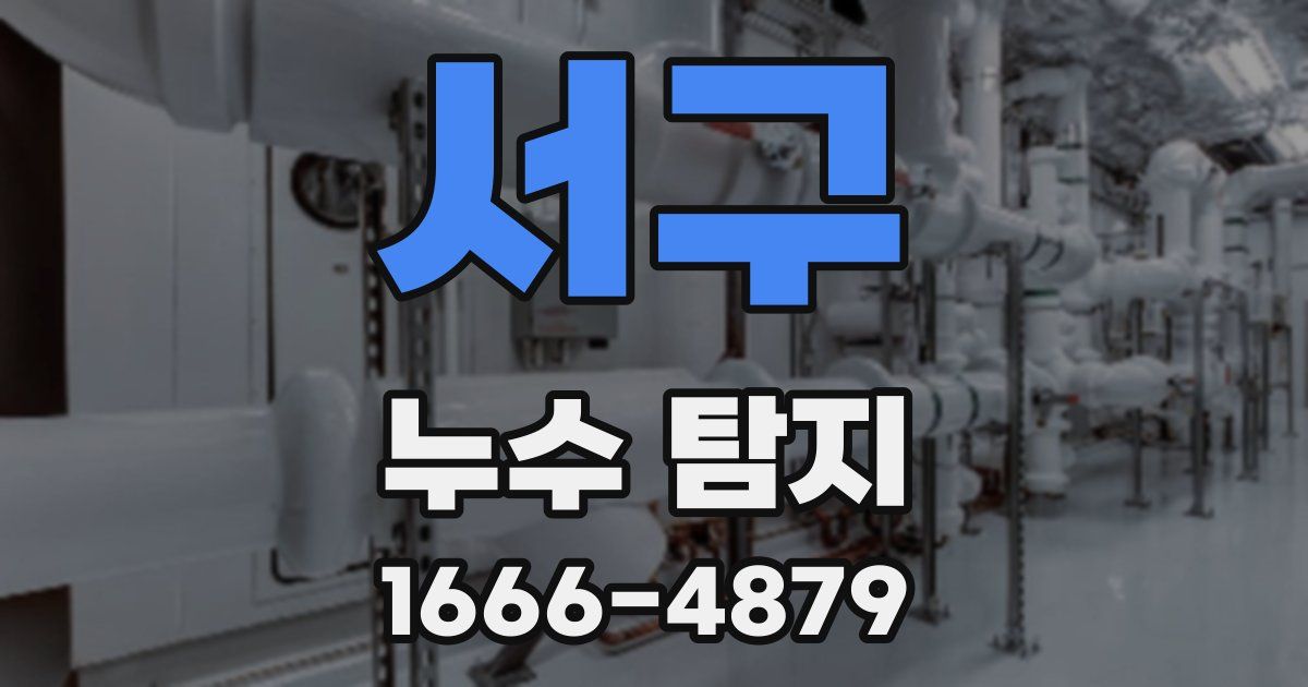 서구 누수 탐지