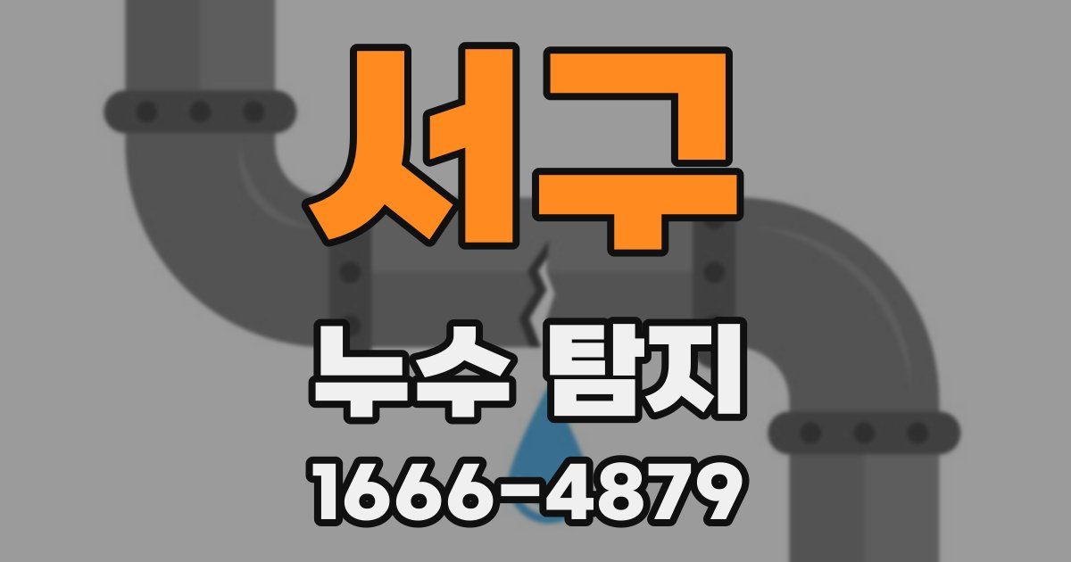서구 누수 탐지