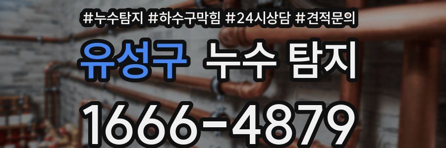 유성구 누수 탐지