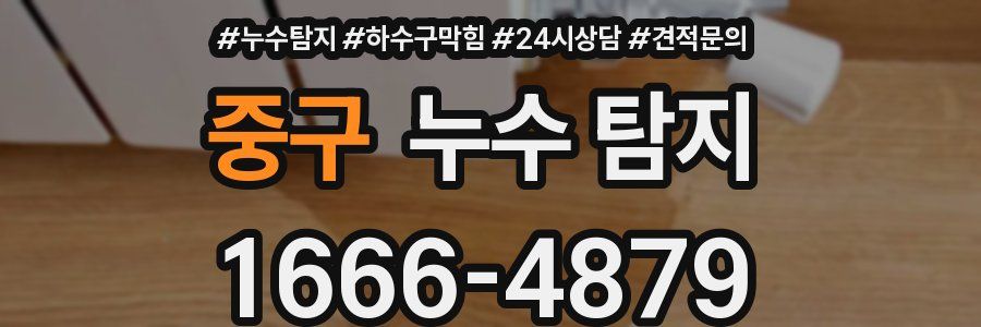 중구 누수 탐지