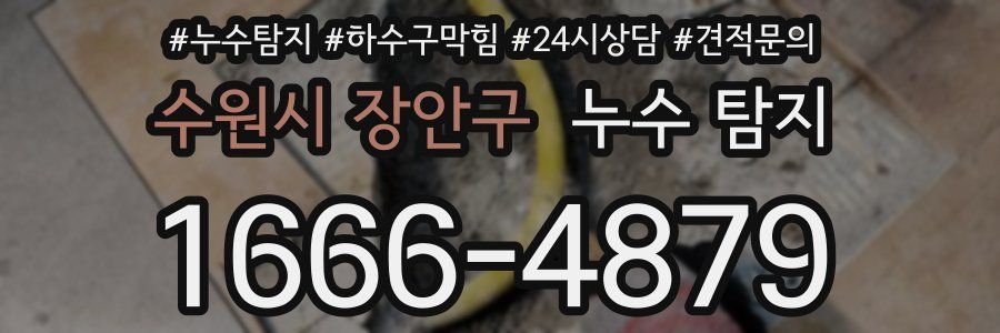수원시 장안구 누수 탐지