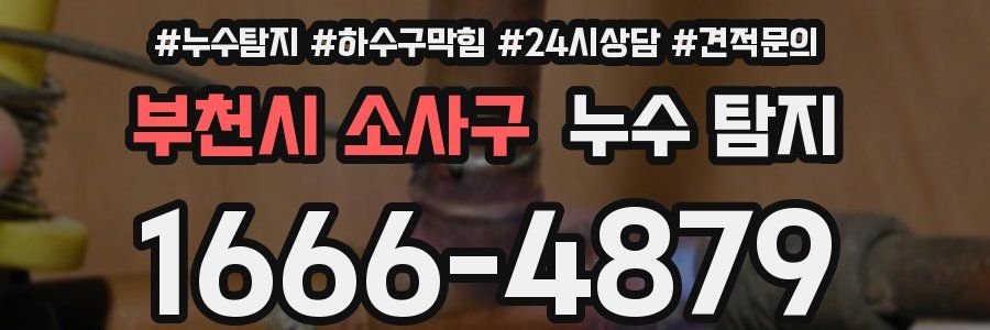 부천시 소사구 누수 탐지