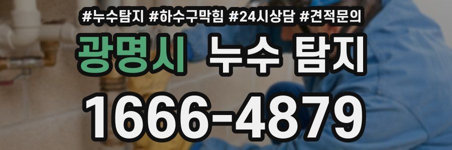광명시 누수 탐지