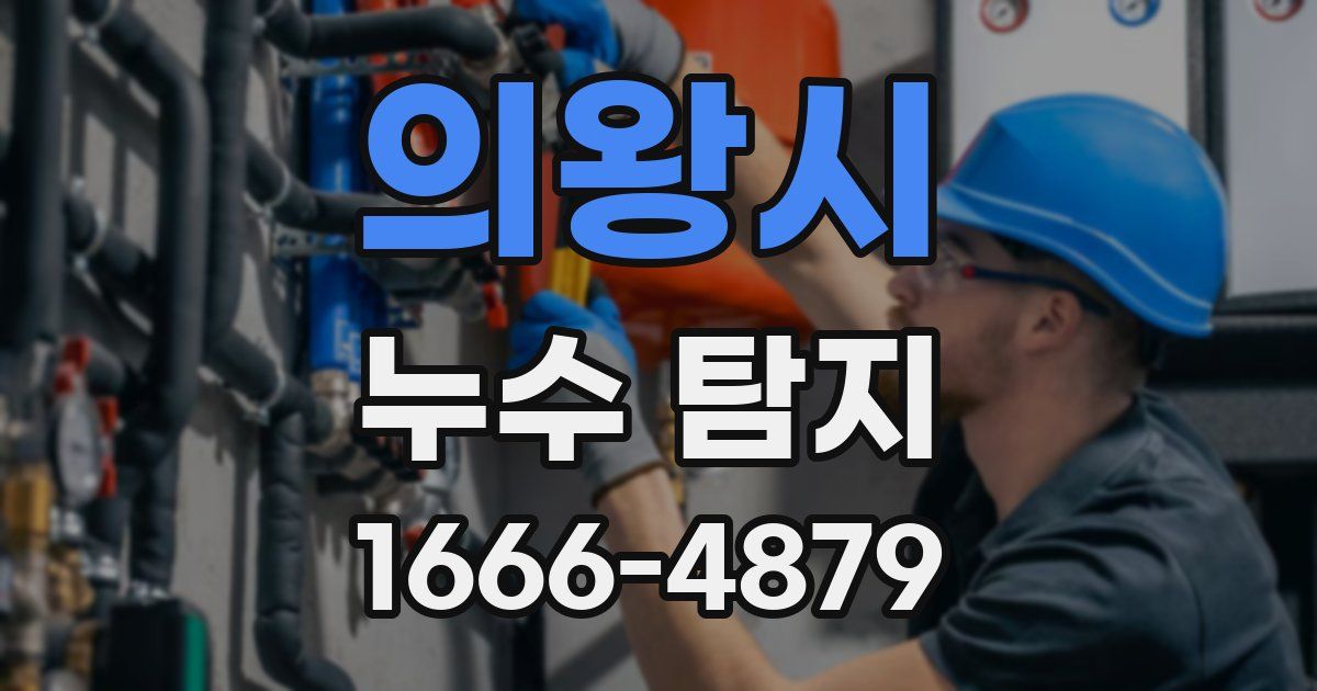 의왕시 누수 탐지