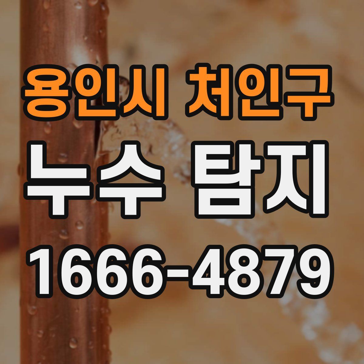용인시 처인구 누수 탐지