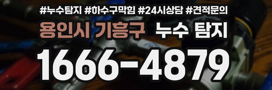 용인시 기흥구 누수 탐지