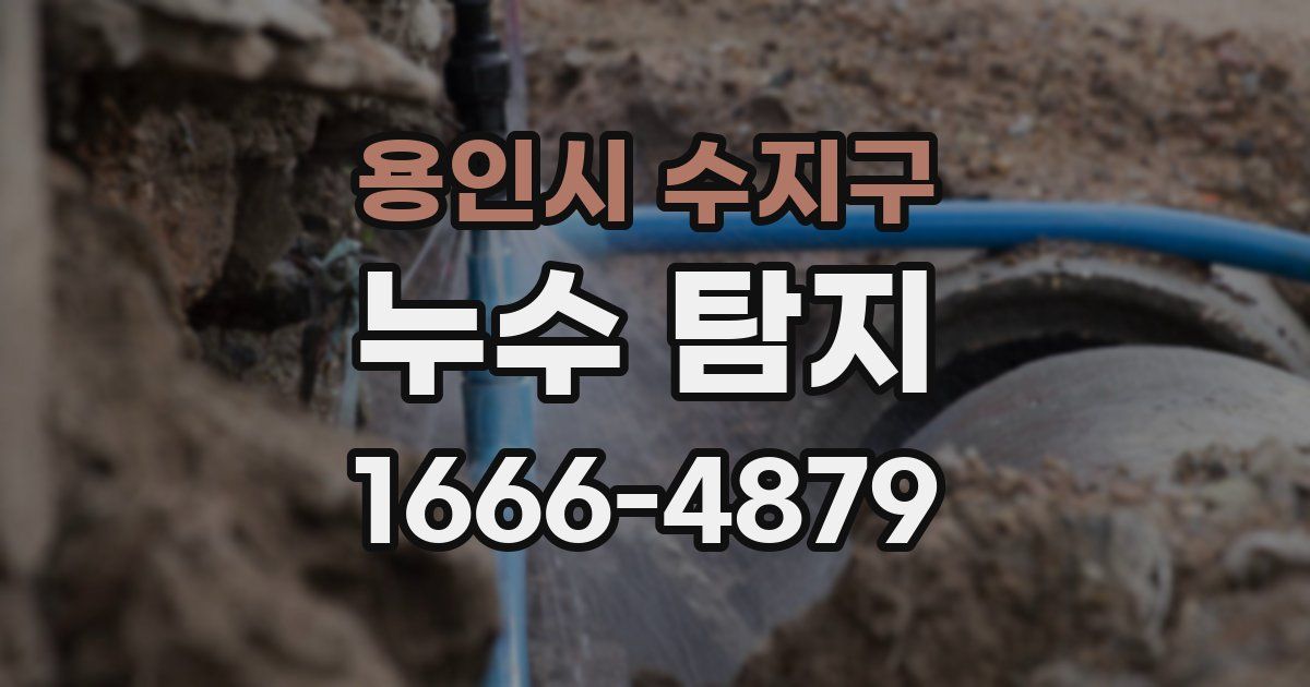 용인시 수지구 누수 탐지