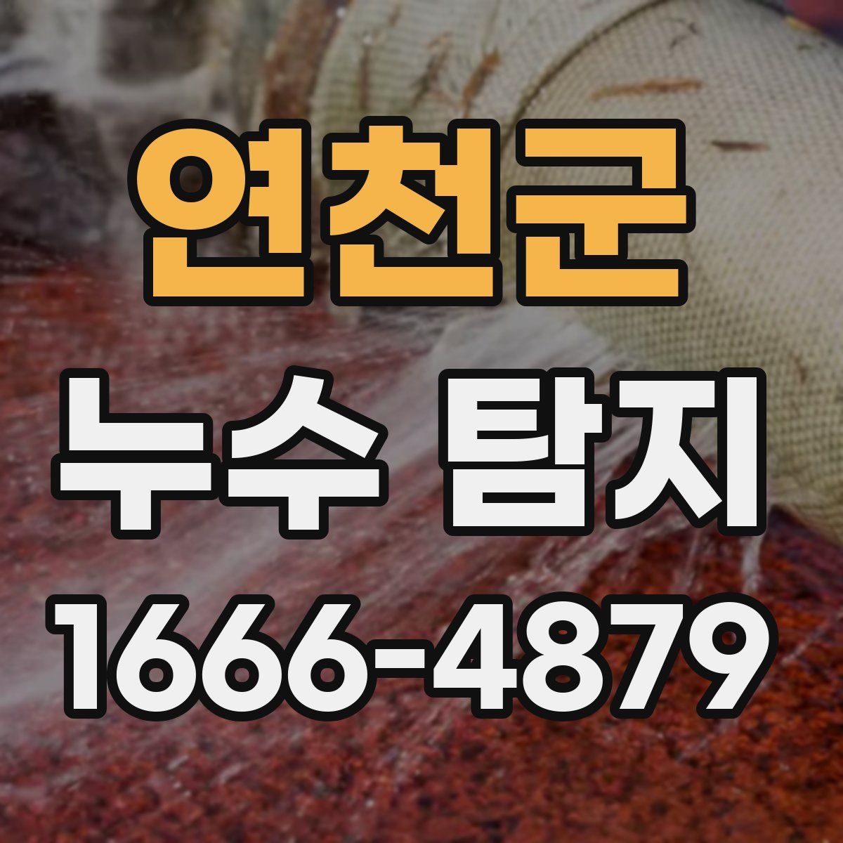 연천군 누수 탐지