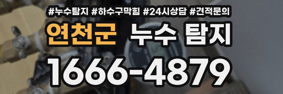 연천군 누수 탐지