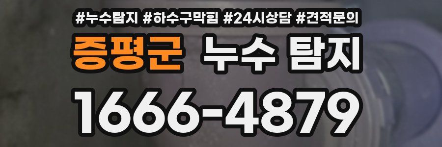 증평군 누수 탐지