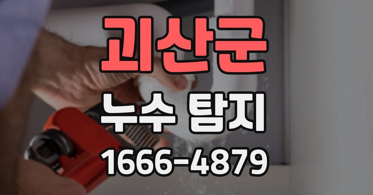 괴산군 누수 탐지