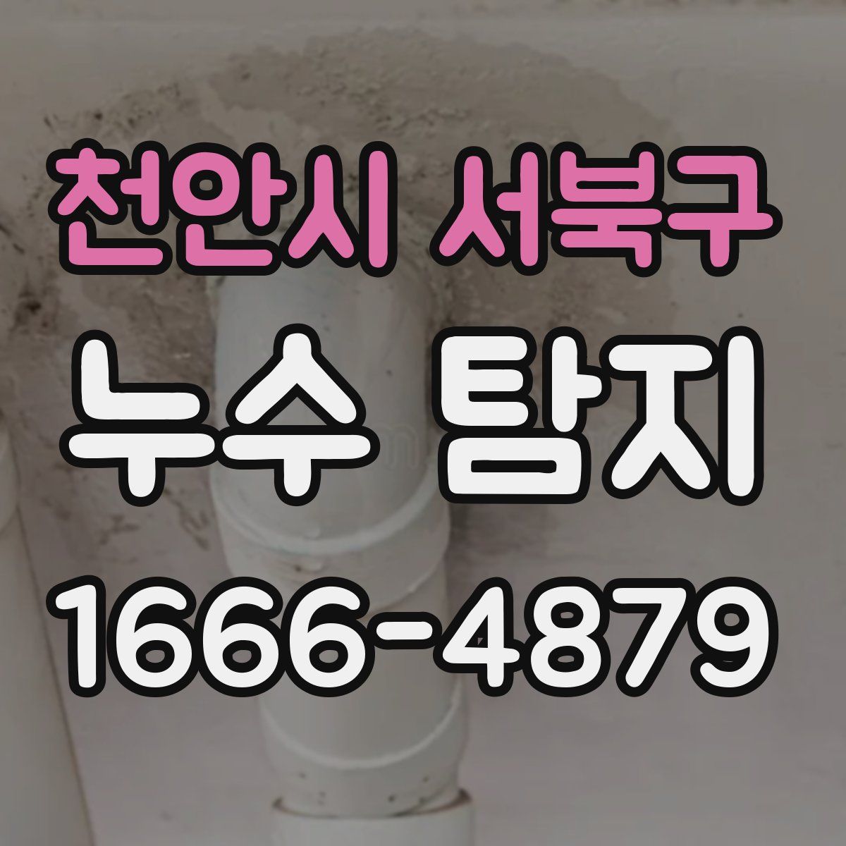 천안시 서북구 누수 탐지