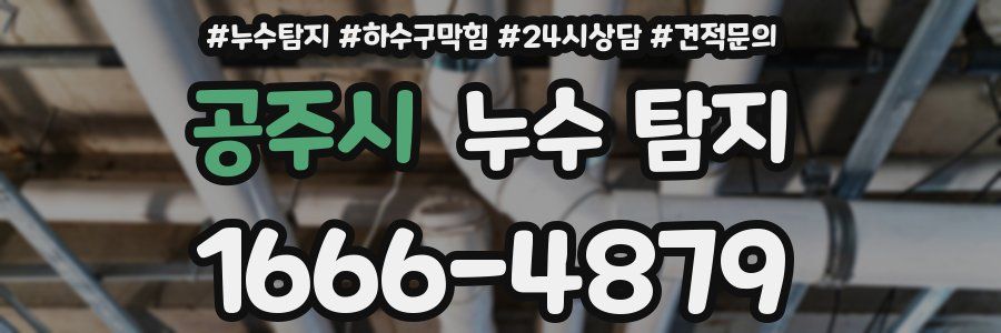 공주시 누수 탐지