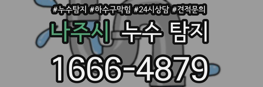 나주시 누수 탐지