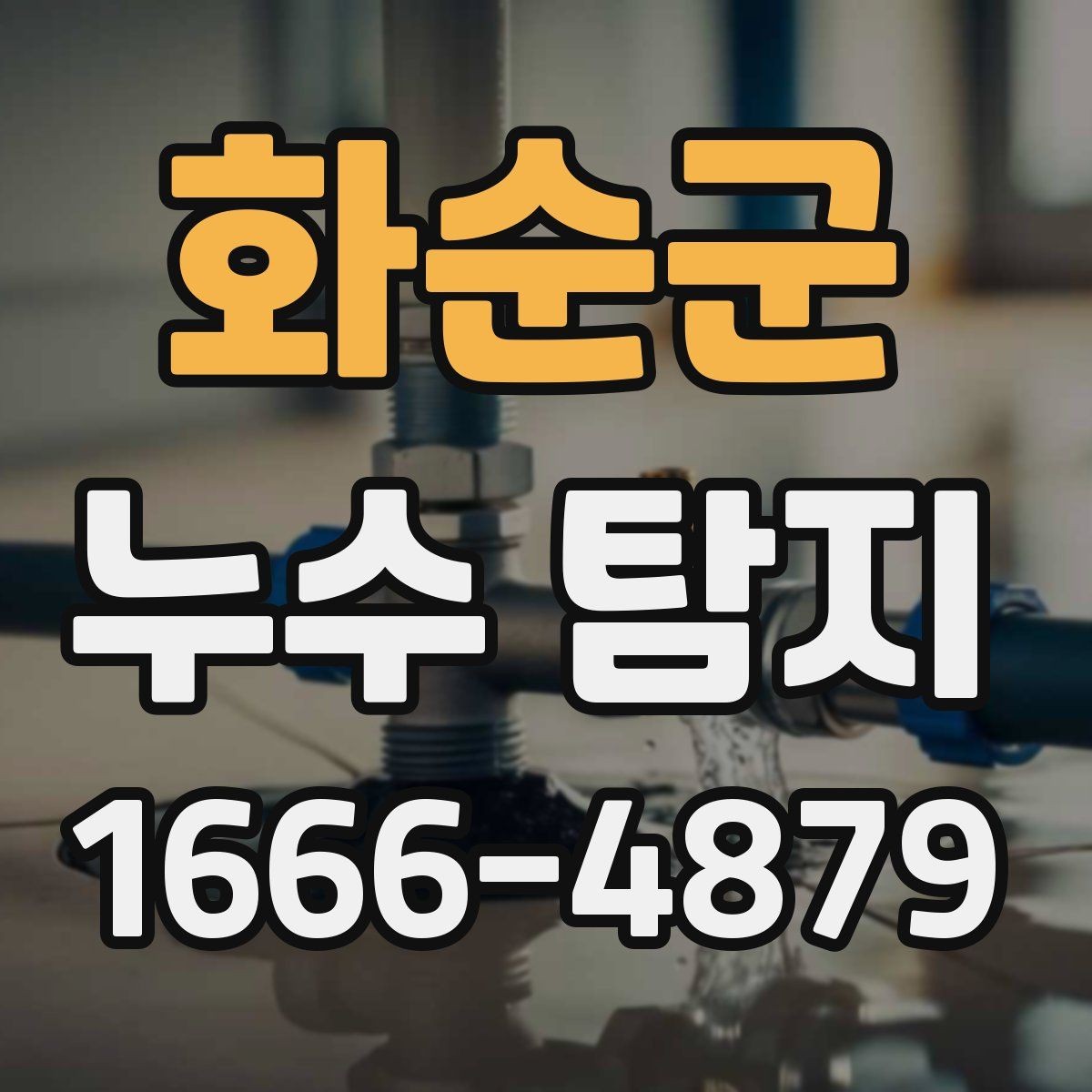 화순군 누수 탐지 원인을 찾는 순서와 방법