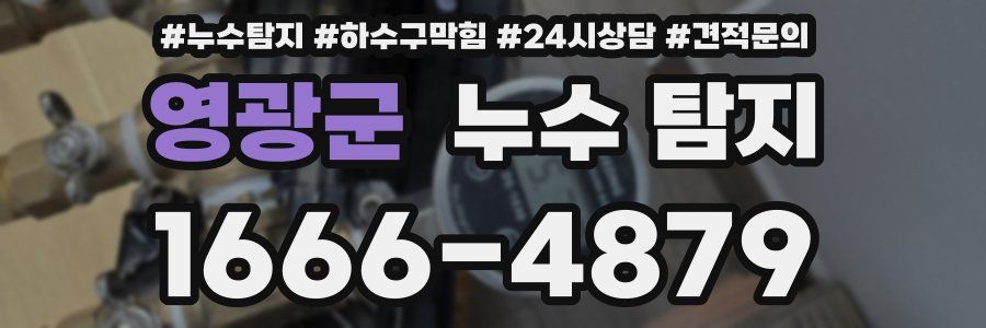 영광군 누수 탐지