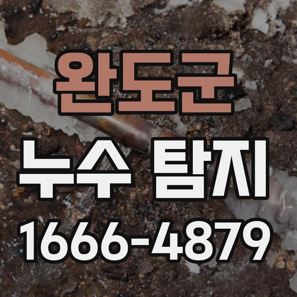 완도군 누수 탐지