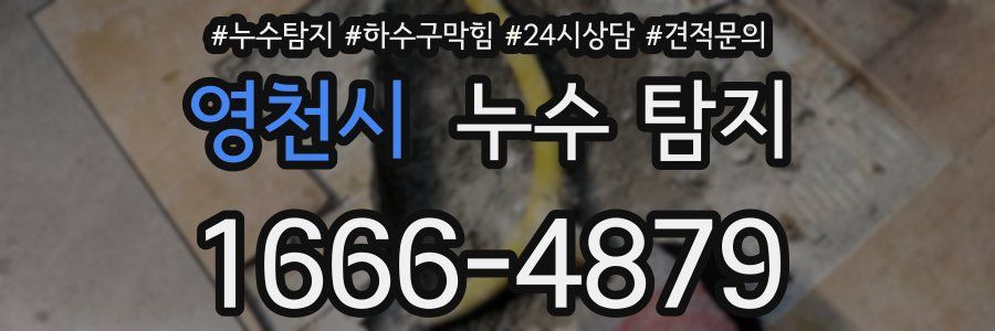 영천시 누수 탐지