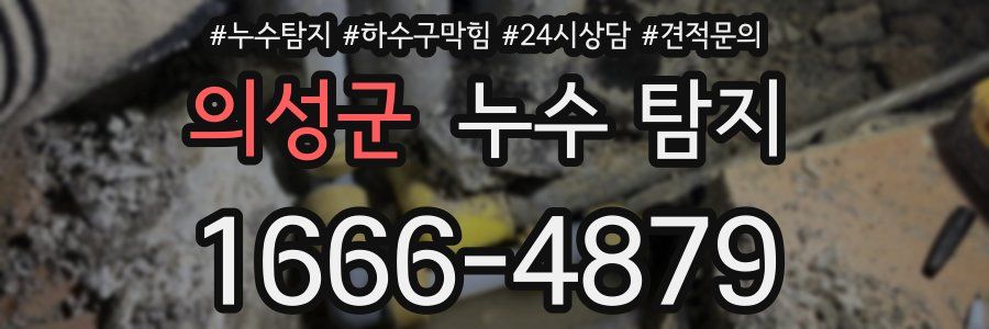 의성군 누수 탐지