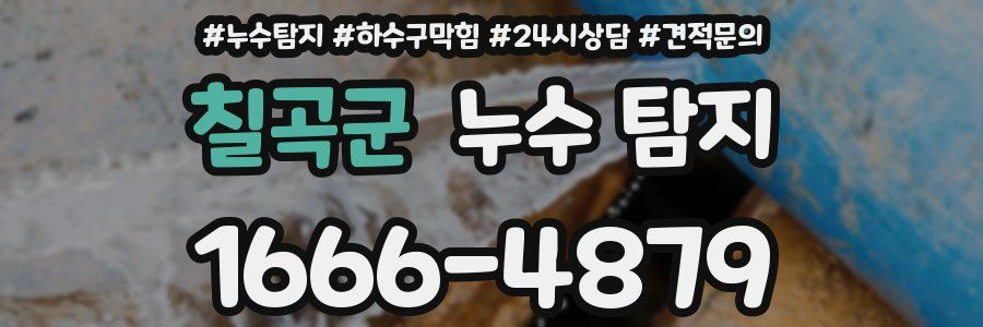 칠곡군 누수 탐지