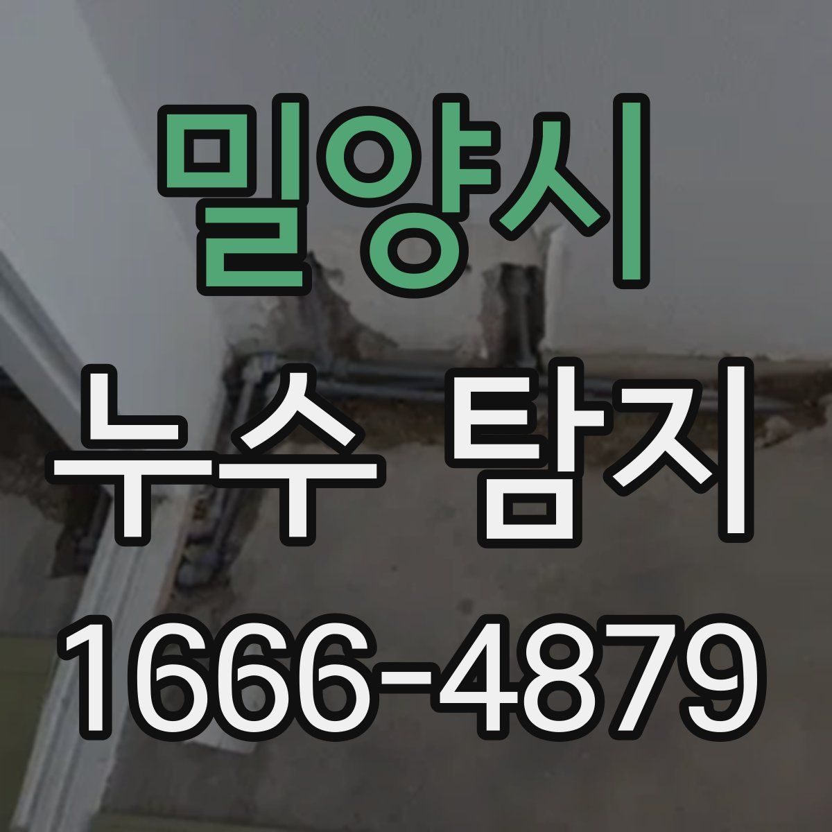 밀양시 누수 탐지
