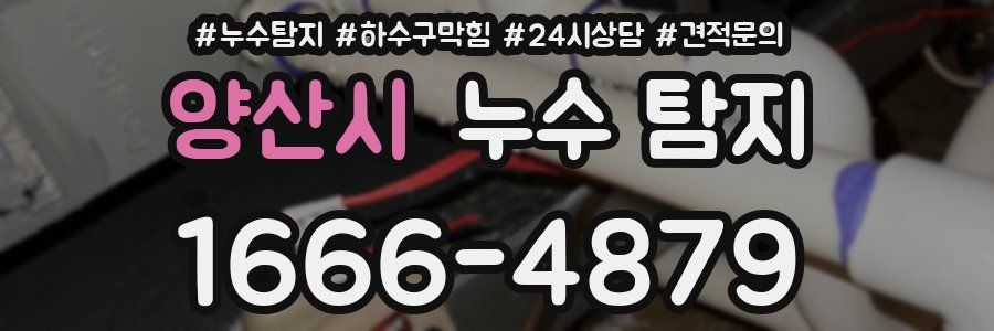 양산시 누수 탐지