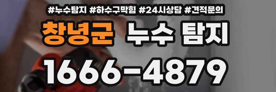 창녕군 누수 탐지