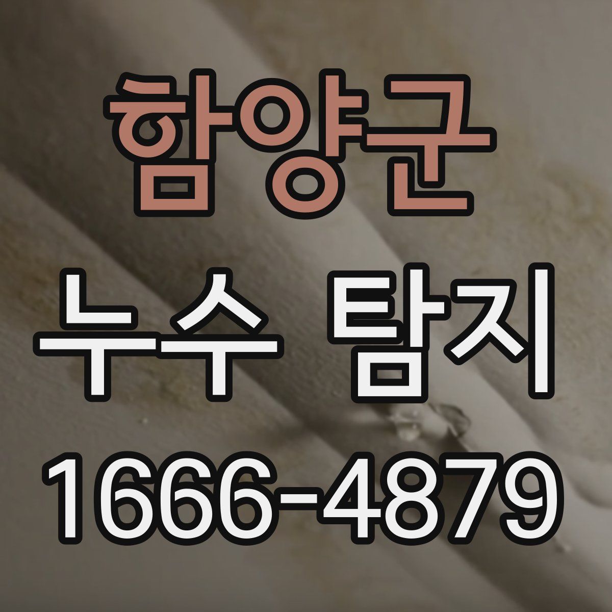 함양군 누수 탐지