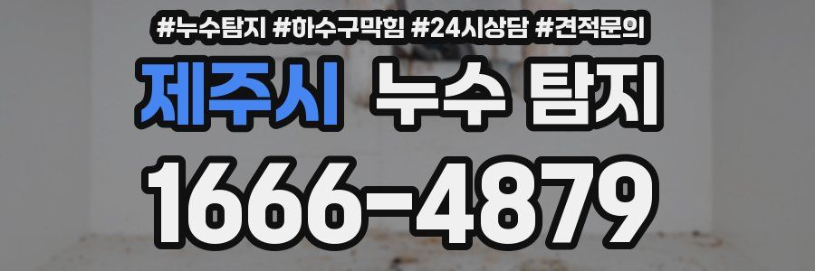 제주시 누수 탐지