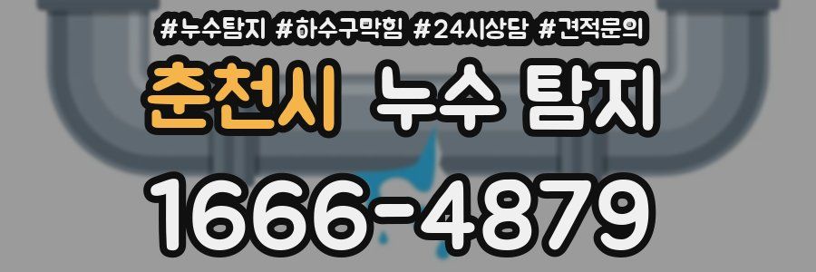 춘천시 누수 탐지