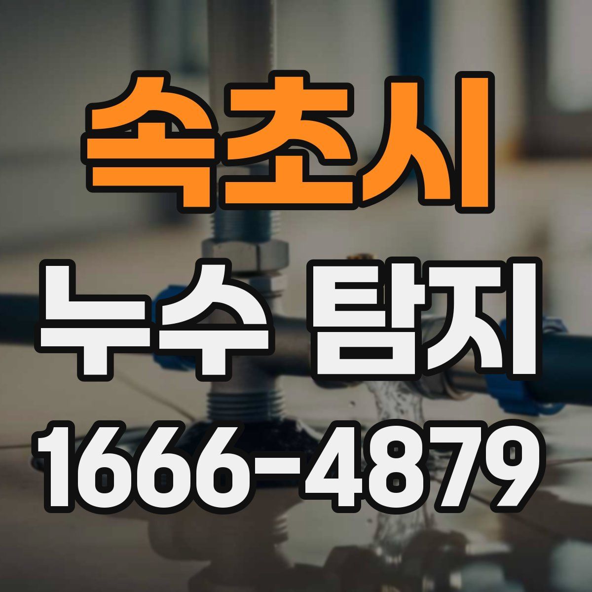 속초시 누수 탐지