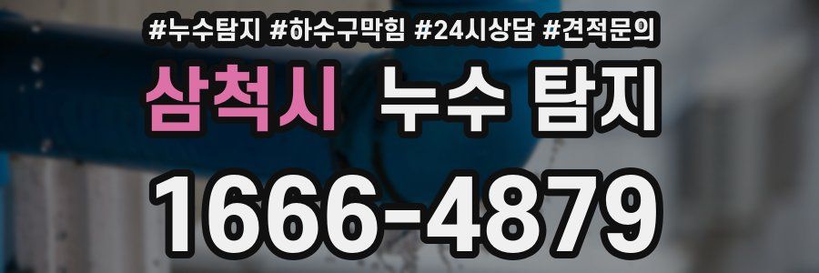 삼척시 누수 탐지