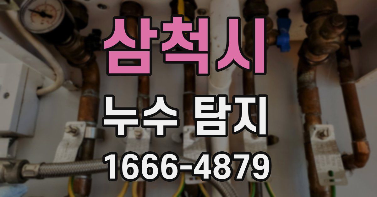 삼척시 누수 탐지