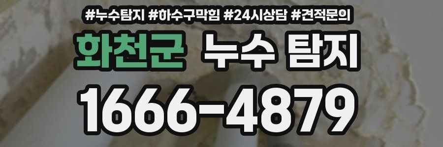 화천군 누수 탐지