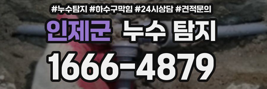 인제군 누수 탐지