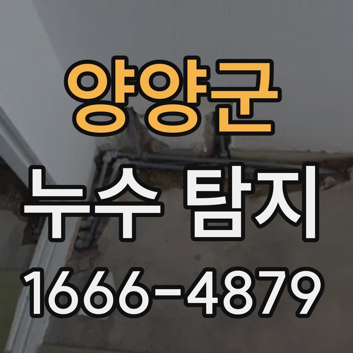 양양군 누수 탐지 요청 시 주소와 증상 전달 요령