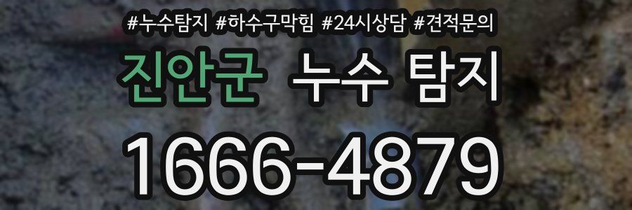 진안군 누수 탐지