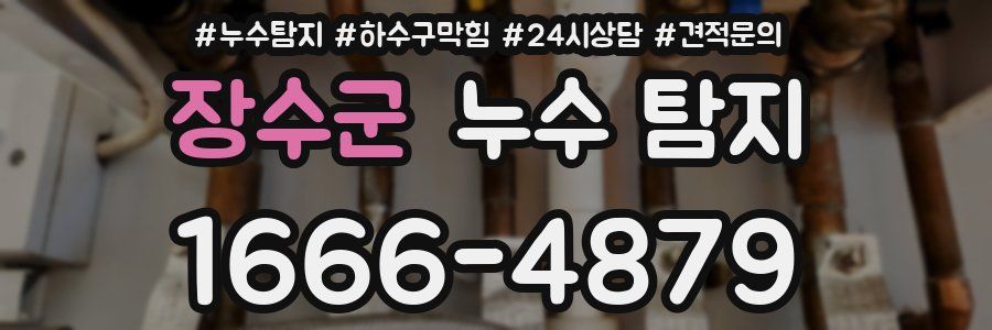 장수군 누수 탐지