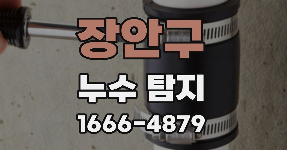 장안구 누수 탐지
